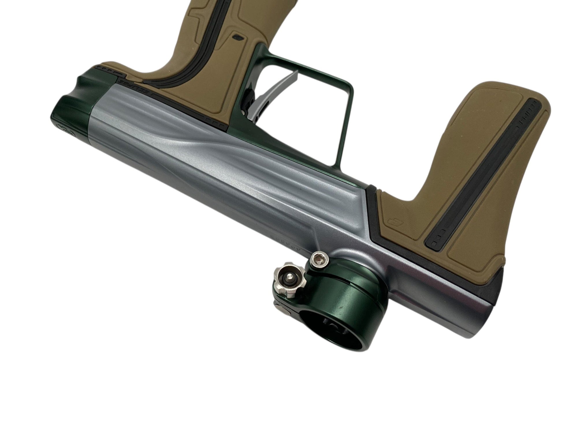 Used Planet Eclipse Geo R5 Paintball Gun Grey/Green Paintball Gun from CPXBrosPaintball Buy/Sell/Trade Paintball Markers, New Paintball Guns, Paintball Hoppers, Paintball Masks, and Hormesis Headbands