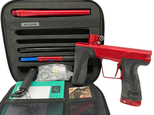 Used Planet Eclipse Geo R5 Paintball Gun Red Paintball Gun from CPXBrosPaintball Buy/Sell/Trade Paintball Markers, New Paintball Guns, Paintball Hoppers, Paintball Masks, and Hormesis Headbands