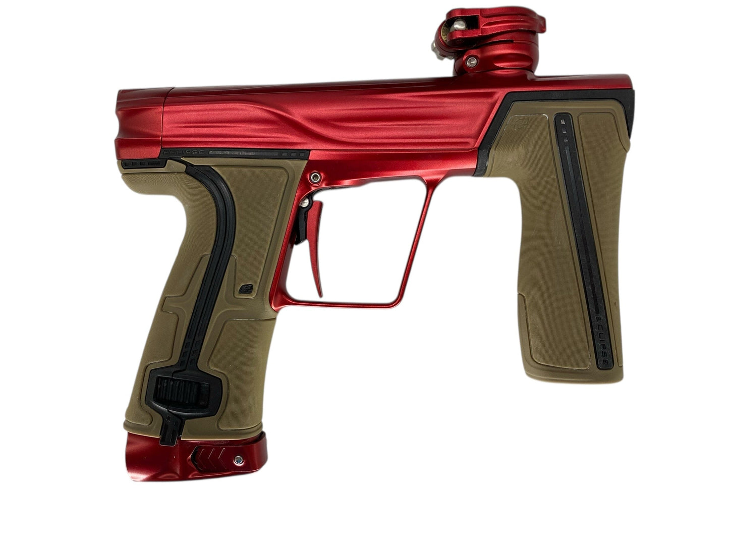 Used Planet Eclipse Geo R5 Paintball Gun Red Paintball Gun from CPXBrosPaintball Buy/Sell/Trade Paintball Markers, New Paintball Guns, Paintball Hoppers, Paintball Masks, and Hormesis Headbands