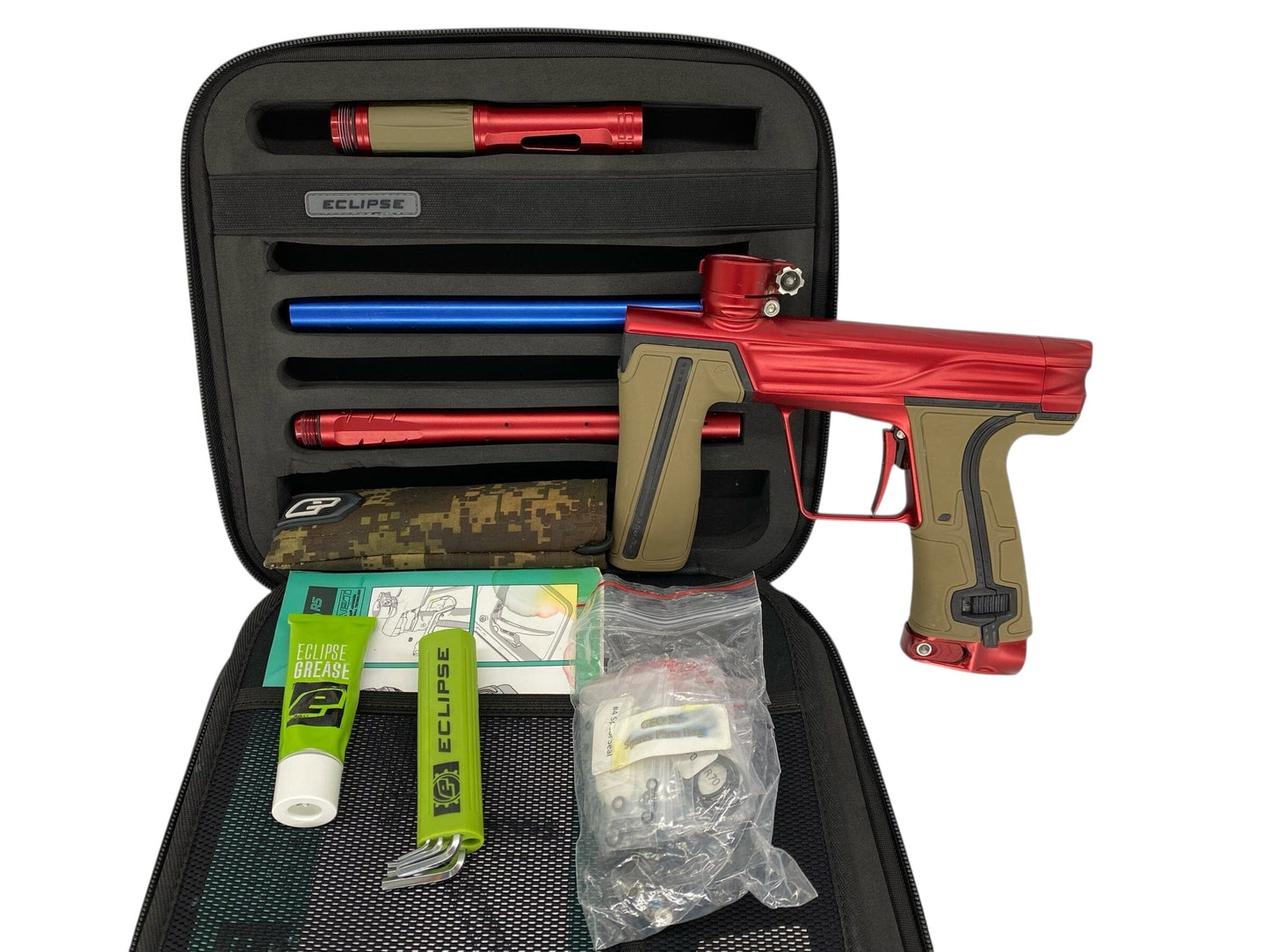 Used Planet Eclipse Geo R5 Paintball Gun Red Paintball Gun from CPXBrosPaintball Buy/Sell/Trade Paintball Markers, New Paintball Guns, Paintball Hoppers, Paintball Masks, and Hormesis Headbands