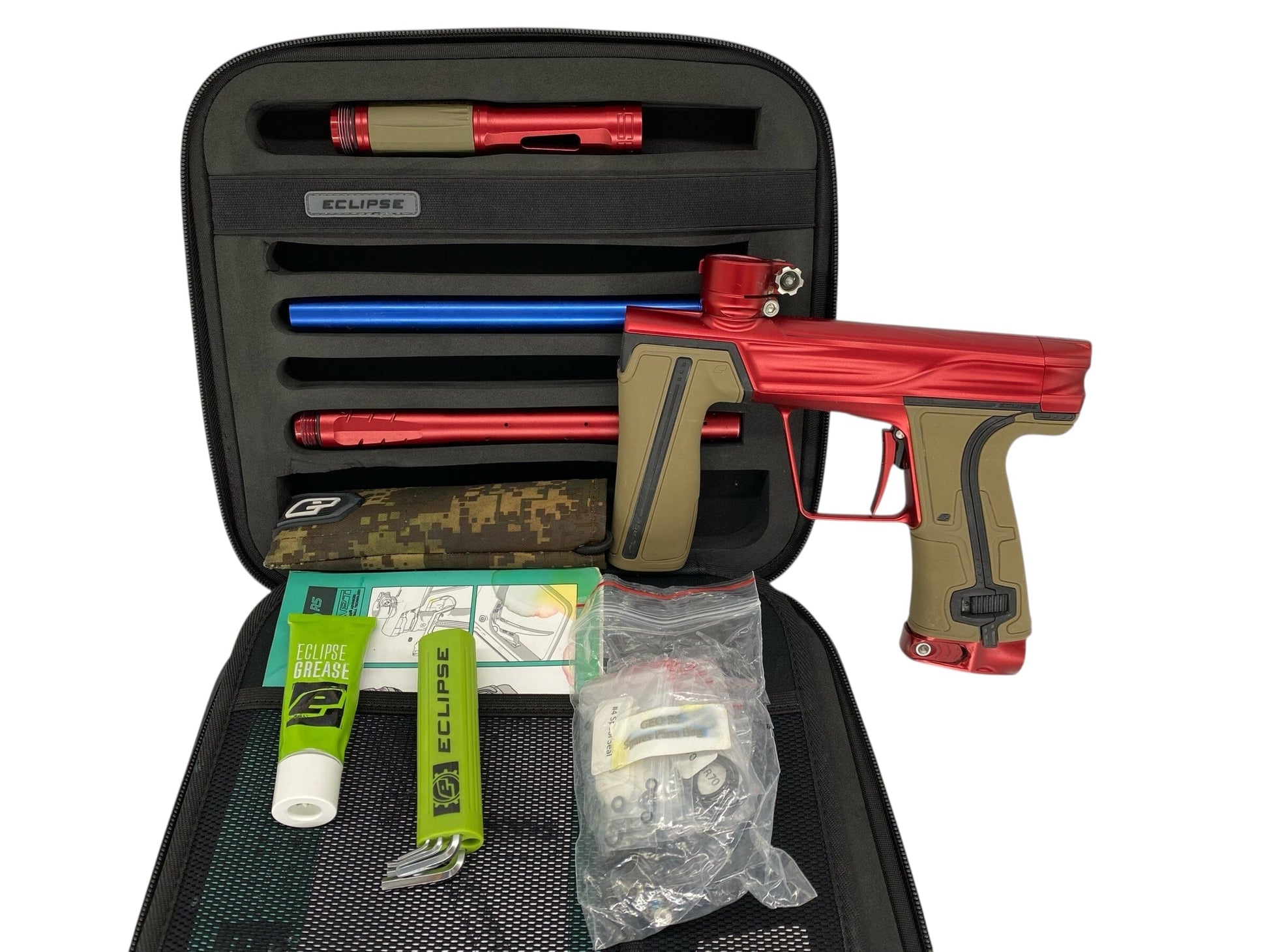 Used Planet Eclipse Geo R5 Paintball Gun Red Paintball Gun from CPXBrosPaintball Buy/Sell/Trade Paintball Markers, New Paintball Guns, Paintball Hoppers, Paintball Masks, and Hormesis Headbands
