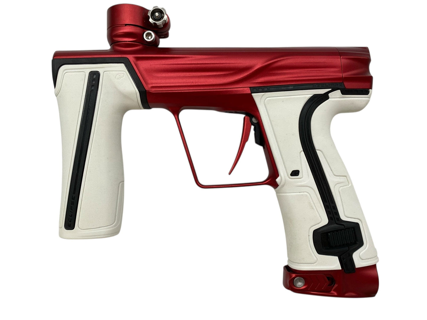 Used Planet Eclipse Geo R5 Paintball Gun Red Paintball Gun from CPXBrosPaintball Buy/Sell/Trade Paintball Markers, New Paintball Guns, Paintball Hoppers, Paintball Masks, and Hormesis Headbands