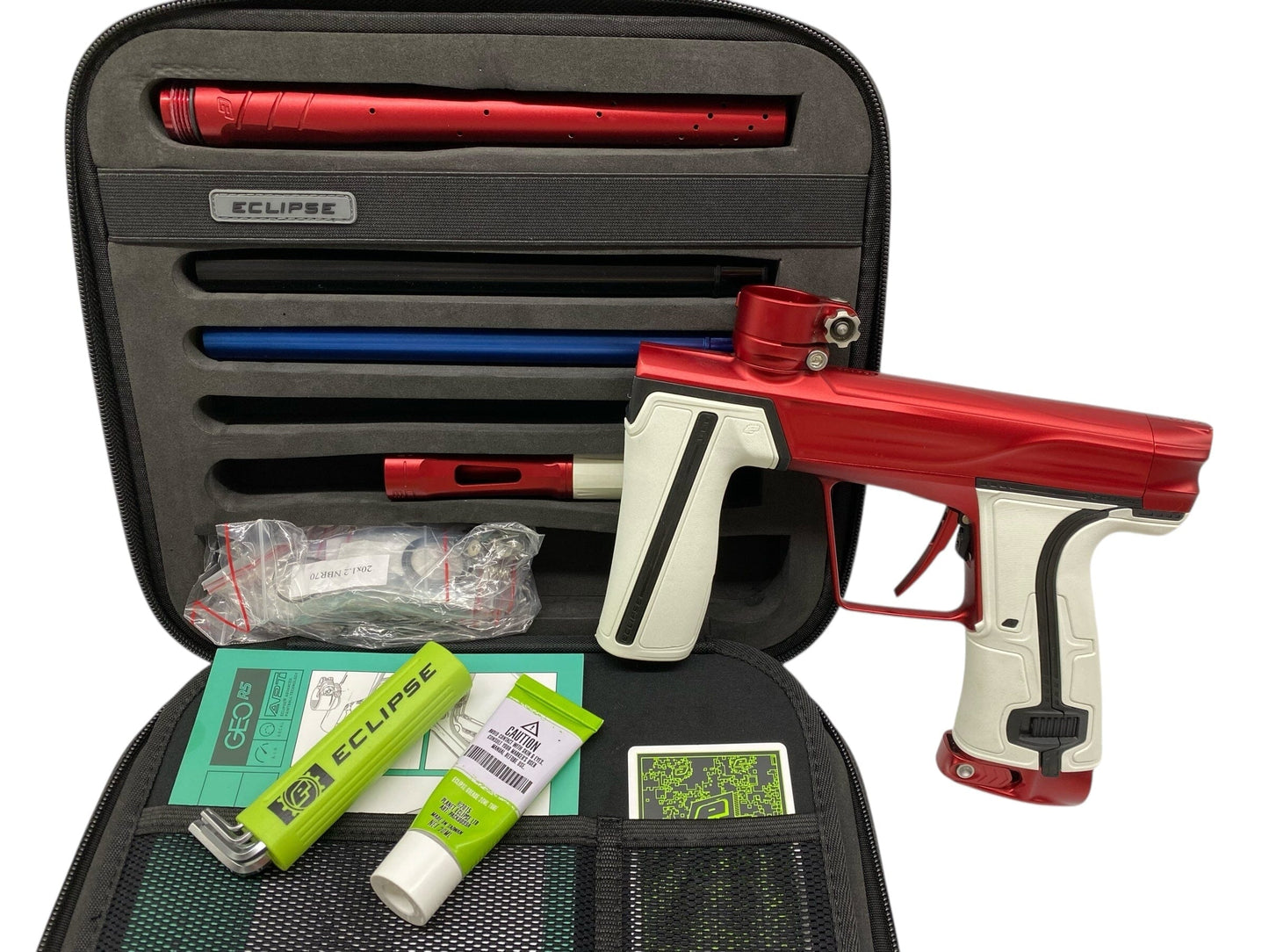 Used Planet Eclipse Geo R5 Paintball Gun Red Paintball Gun from CPXBrosPaintball Buy/Sell/Trade Paintball Markers, New Paintball Guns, Paintball Hoppers, Paintball Masks, and Hormesis Headbands