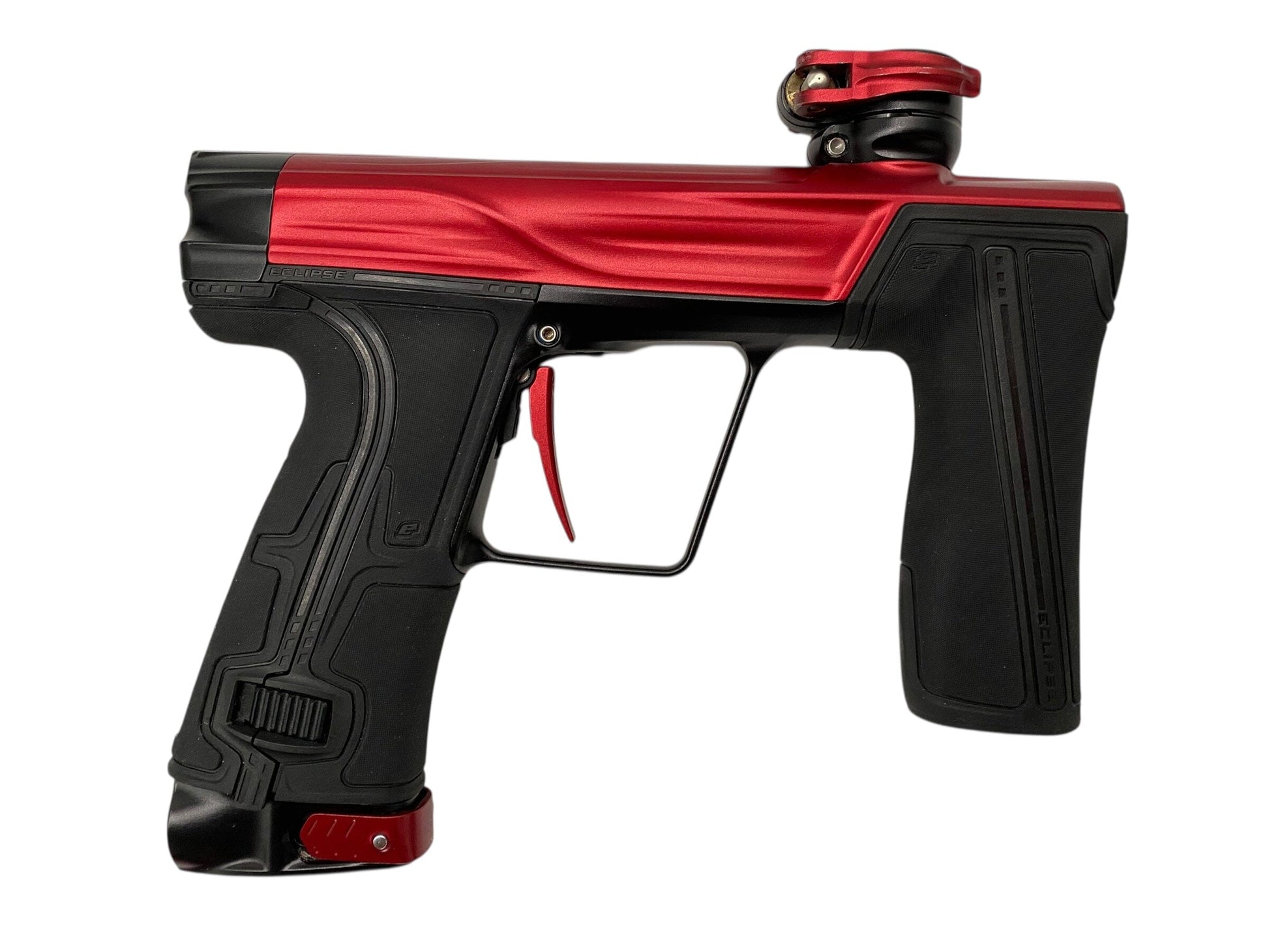 Used Planet Eclipse Geo R5 Paintball Gun Red/Black Paintball Gun from CPXBrosPaintball Buy/Sell/Trade Paintball Markers, New Paintball Guns, Paintball Hoppers, Paintball Masks, and Hormesis Headbands