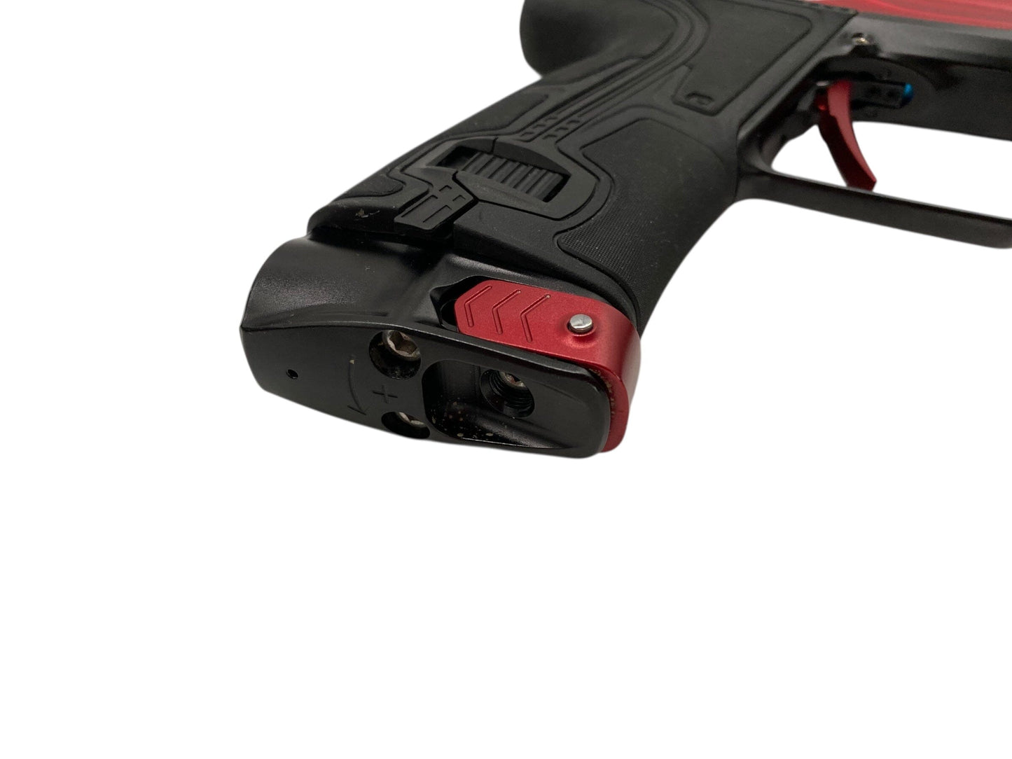 Used Planet Eclipse Geo R5 Paintball Gun Red/Black Paintball Gun from CPXBrosPaintball Buy/Sell/Trade Paintball Markers, New Paintball Guns, Paintball Hoppers, Paintball Masks, and Hormesis Headbands