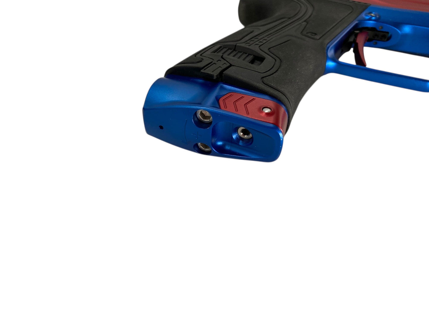 Used Planet Eclipse Geo R5 Paintball Gun Red/Blue Paintball Gun from CPXBrosPaintball Buy/Sell/Trade Paintball Markers, New Paintball Guns, Paintball Hoppers, Paintball Masks, and Hormesis Headbands