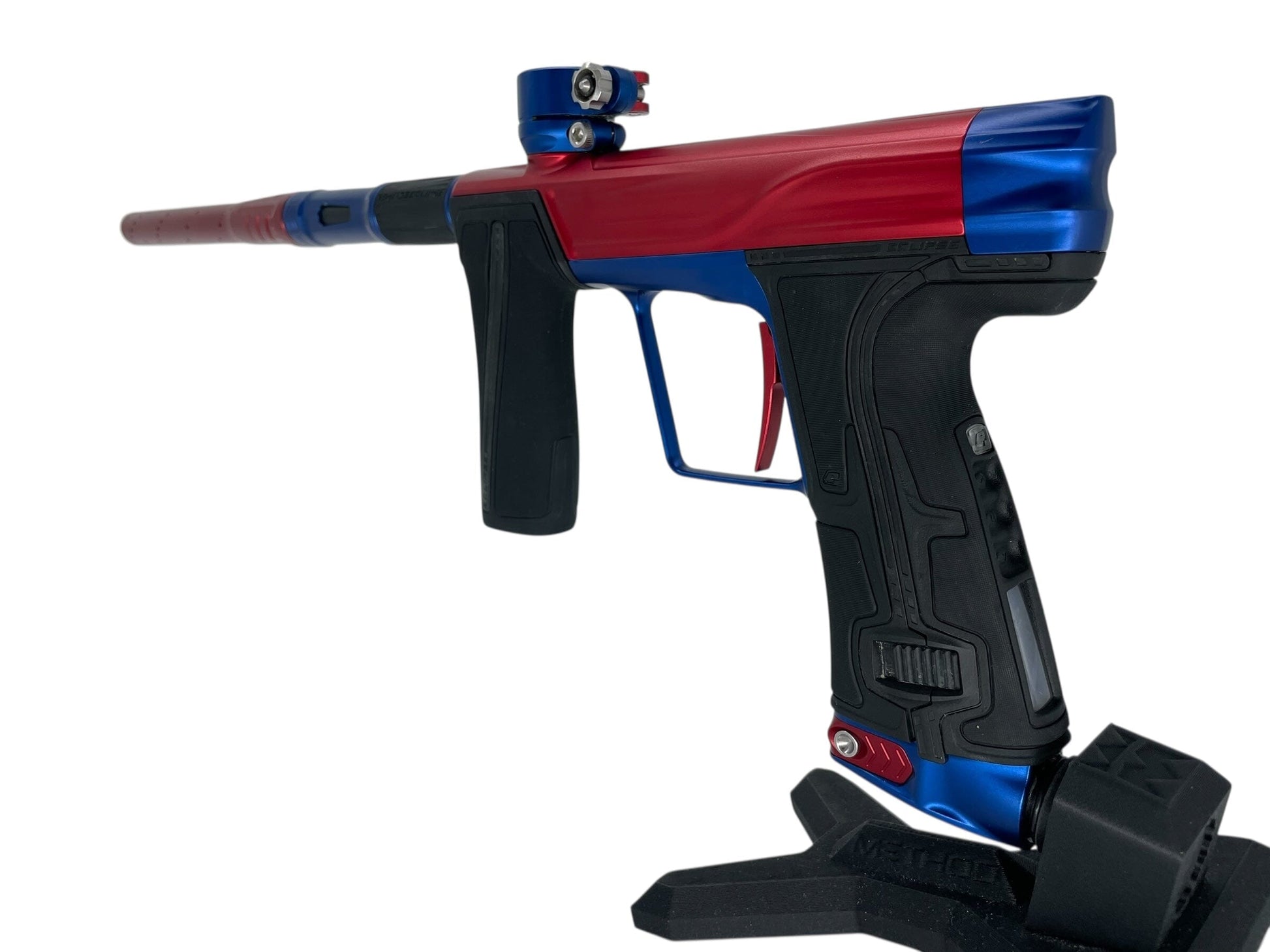 Used Planet Eclipse Geo R5 Paintball Gun Red/Blue Paintball Gun from CPXBrosPaintball Buy/Sell/Trade Paintball Markers, New Paintball Guns, Paintball Hoppers, Paintball Masks, and Hormesis Headbands