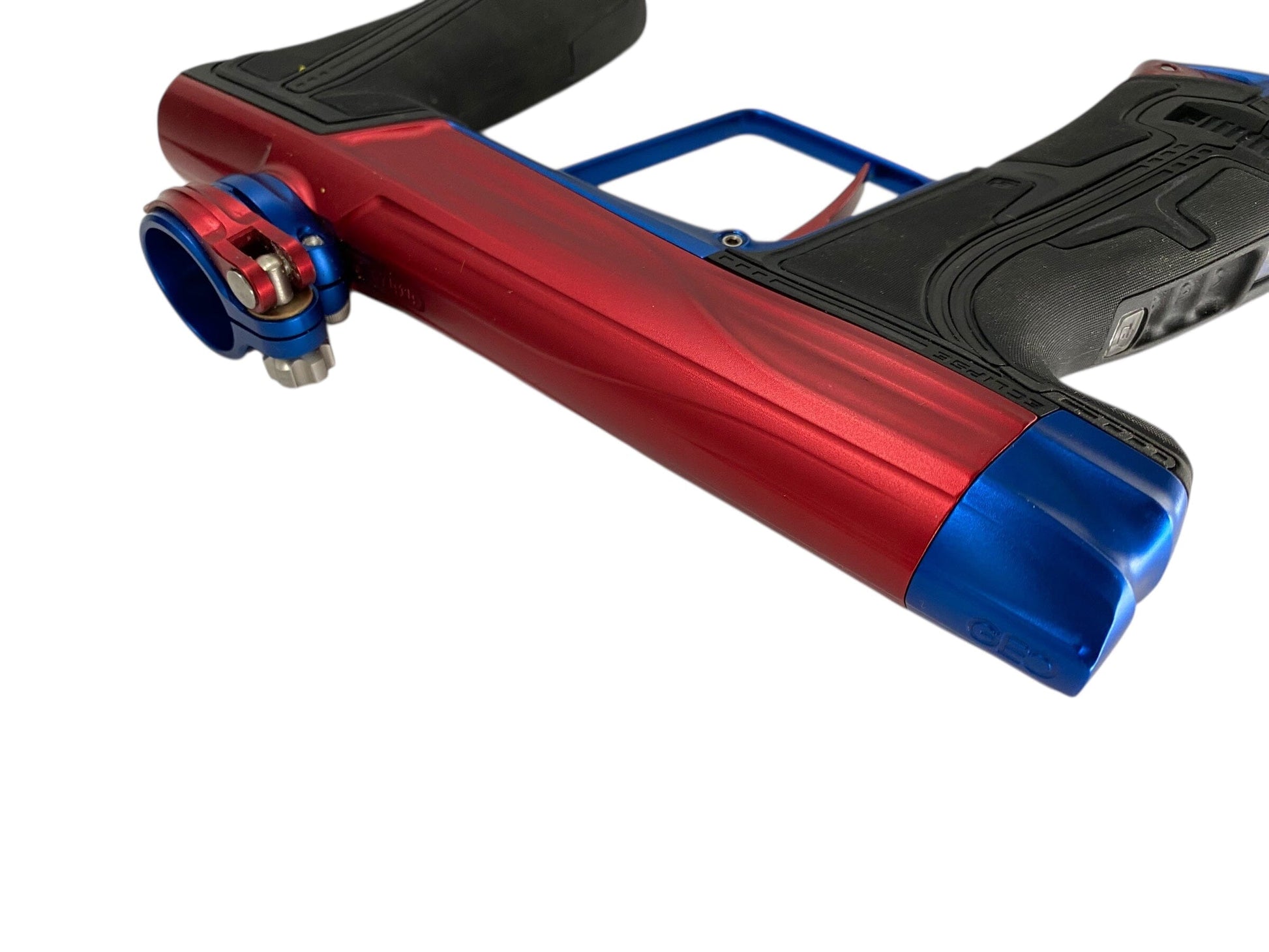 Used Planet Eclipse Geo R5 Paintball Gun Red/Blue Paintball Gun from CPXBrosPaintball Buy/Sell/Trade Paintball Markers, New Paintball Guns, Paintball Hoppers, Paintball Masks, and Hormesis Headbands