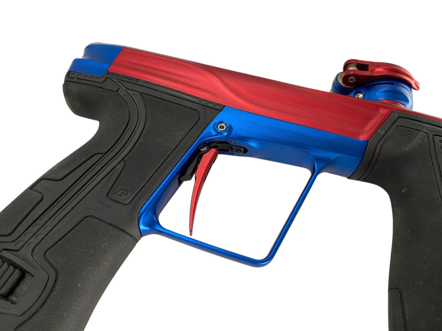 Used Planet Eclipse Geo R5 Paintball Gun Red/Blue Paintball Gun from CPXBrosPaintball Buy/Sell/Trade Paintball Markers, New Paintball Guns, Paintball Hoppers, Paintball Masks, and Hormesis Headbands