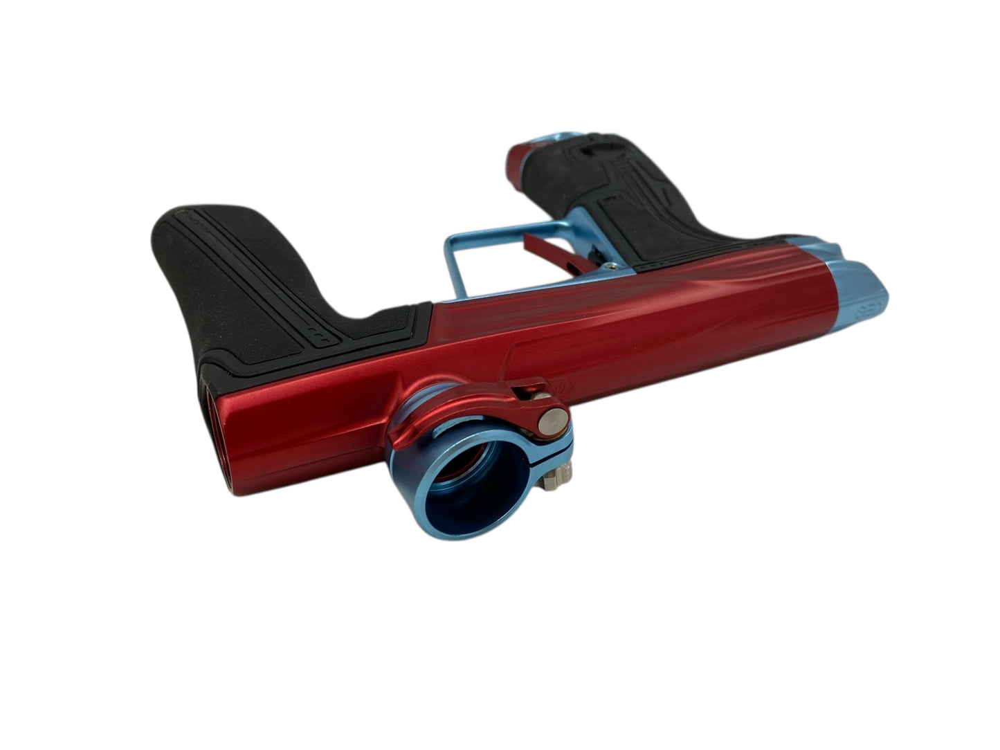Used Planet Eclipse Geo R5 Paintball Gun Red/Teal Paintball Gun from CPXBrosPaintball Buy/Sell/Trade Paintball Markers, New Paintball Guns, Paintball Hoppers, Paintball Masks, and Hormesis Headbands