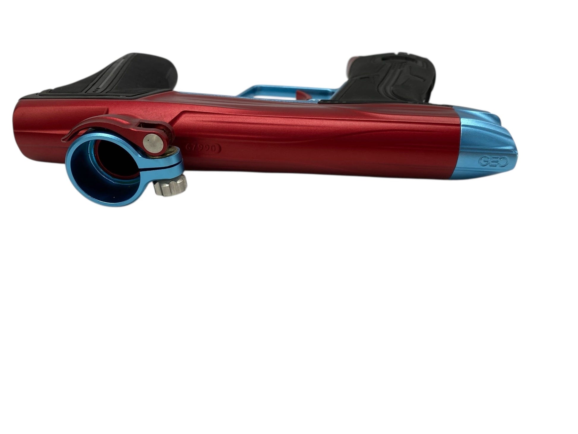 Used Planet Eclipse Geo R5 Paintball Gun Red/Teal Paintball Gun from CPXBrosPaintball Buy/Sell/Trade Paintball Markers, New Paintball Guns, Paintball Hoppers, Paintball Masks, and Hormesis Headbands