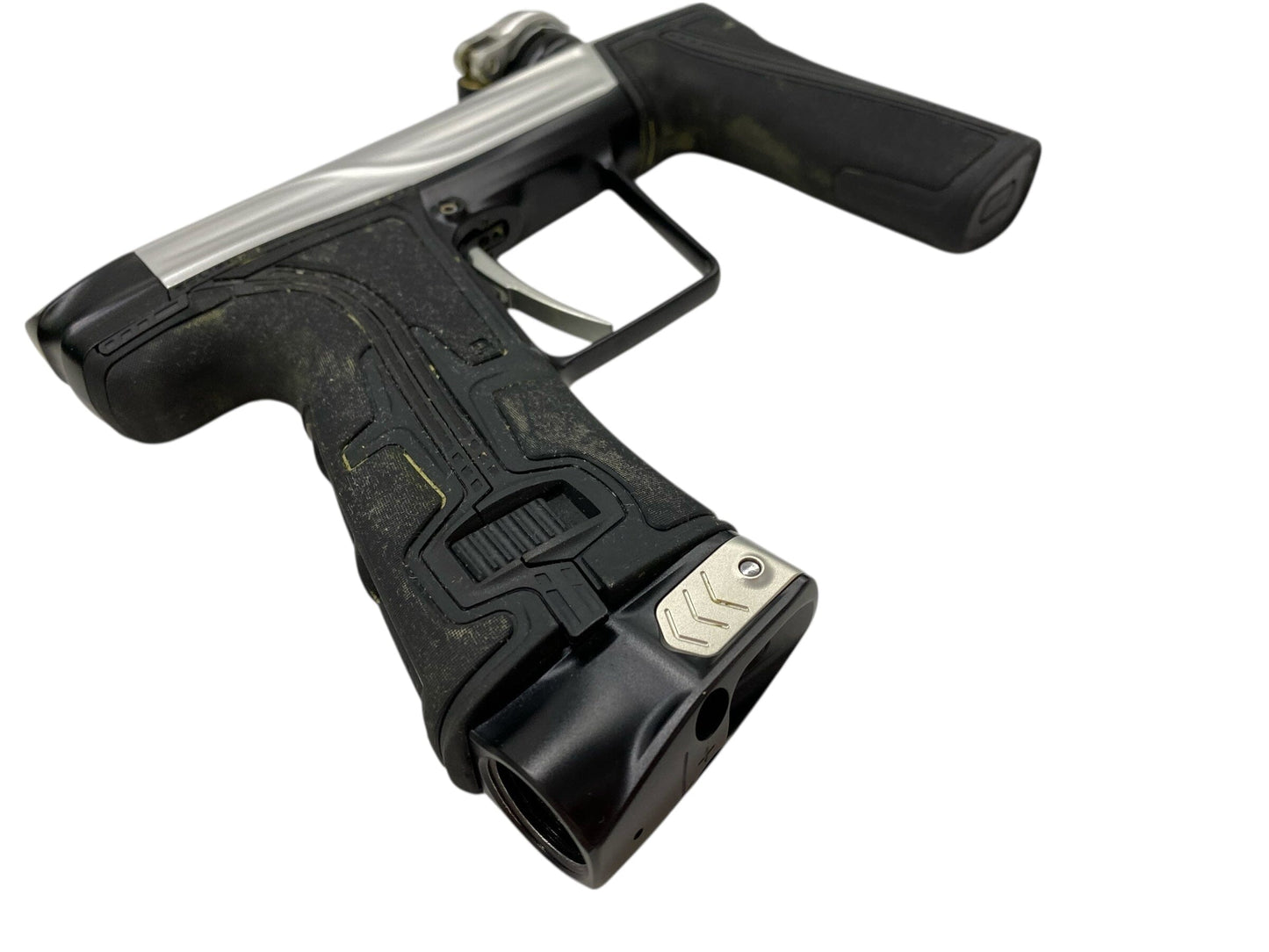 Used Planet Eclipse Geo R5 Paintball Gun Silver/Black Paintball Gun from CPXBrosPaintball Buy/Sell/Trade Paintball Markers, New Paintball Guns, Paintball Hoppers, Paintball Masks, and Hormesis Headbands