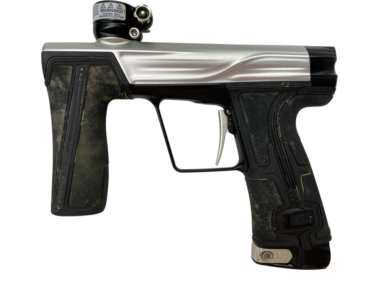 Used Planet Eclipse Geo R5 Paintball Gun Silver/Black Paintball Gun from CPXBrosPaintball Buy/Sell/Trade Paintball Markers, New Paintball Guns, Paintball Hoppers, Paintball Masks, and Hormesis Headbands