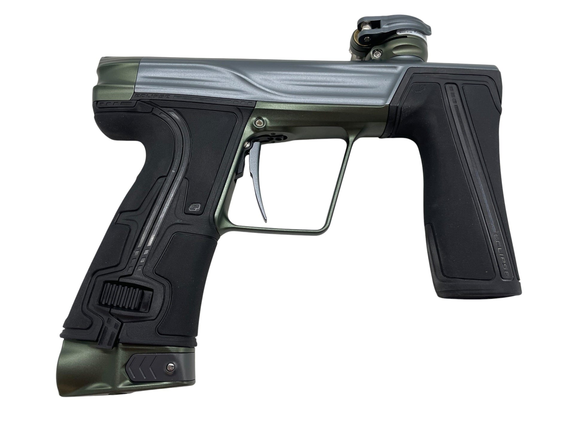 Used Planet Eclipse Geo R5 Pewter/BRG Paintball Gun Paintball Gun from CPXBrosPaintball Buy/Sell/Trade Paintball Markers, New Paintball Guns, Paintball Hoppers, Paintball Masks, and Hormesis Headbands