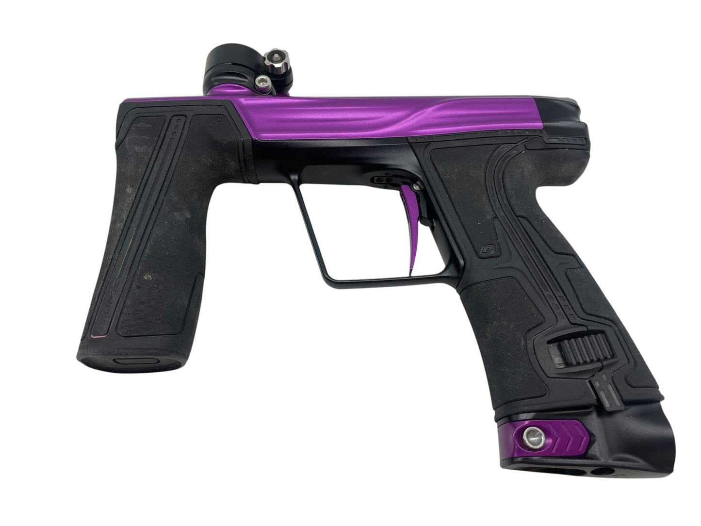 Used Planet Eclipse Geo R5 Purple/Black Paintball Gun Paintball Gun from CPXBrosPaintball Buy/Sell/Trade Paintball Markers, New Paintball Guns, Paintball Hoppers, Paintball Masks, and Hormesis Headbands
