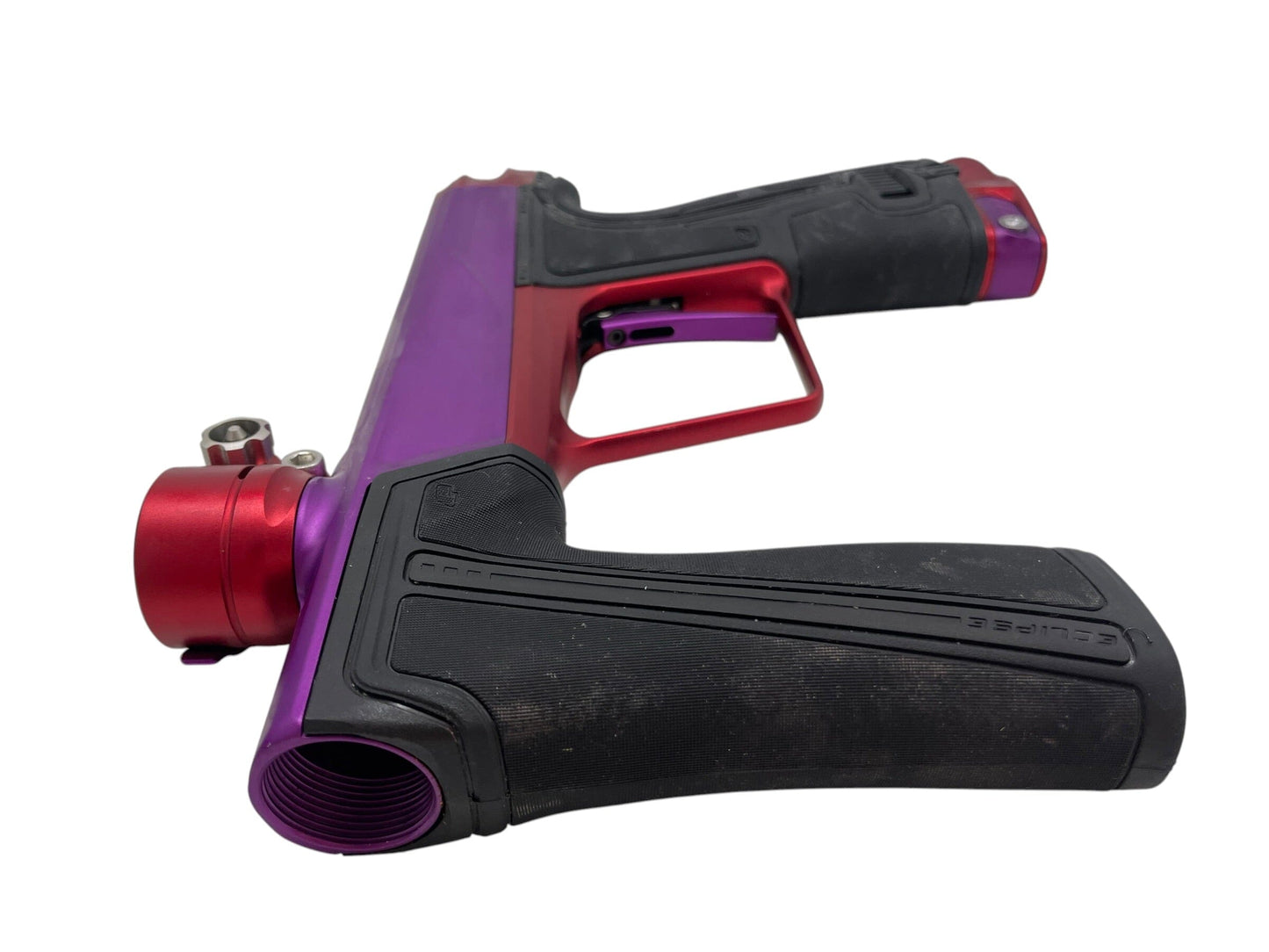 Used Planet Eclipse Geo R5 Purple/Red Paintball Gun Paintball Gun from CPXBrosPaintball Buy/Sell/Trade Paintball Markers, New Paintball Guns, Paintball Hoppers, Paintball Masks, and Hormesis Headbands