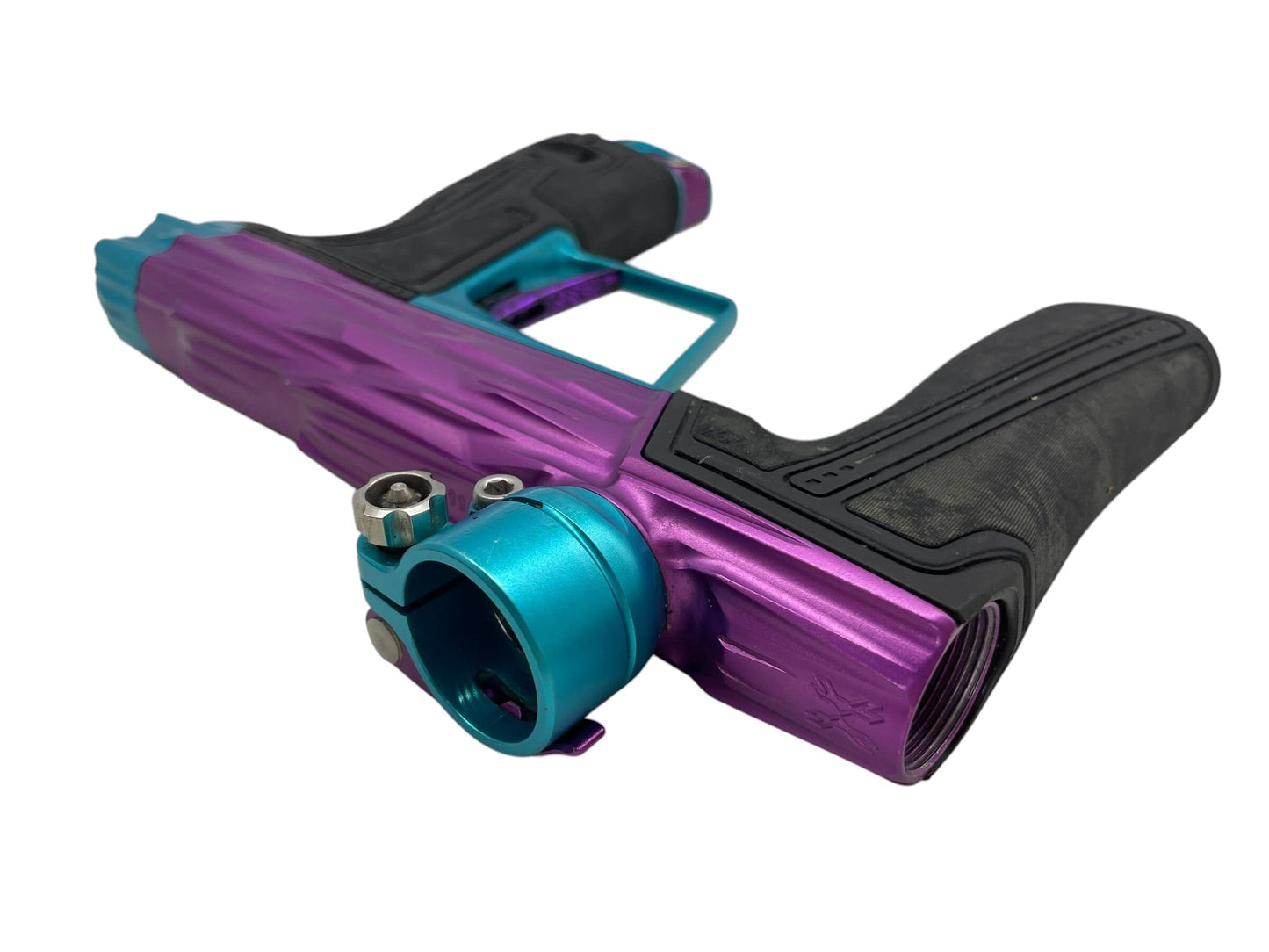 Used Planet Eclipse Geo R5 Razr Purple/Teal Paintball Gun Paintball Gun from CPXBrosPaintball Buy/Sell/Trade Paintball Markers, New Paintball Guns, Paintball Hoppers, Paintball Masks, and Hormesis Headbands