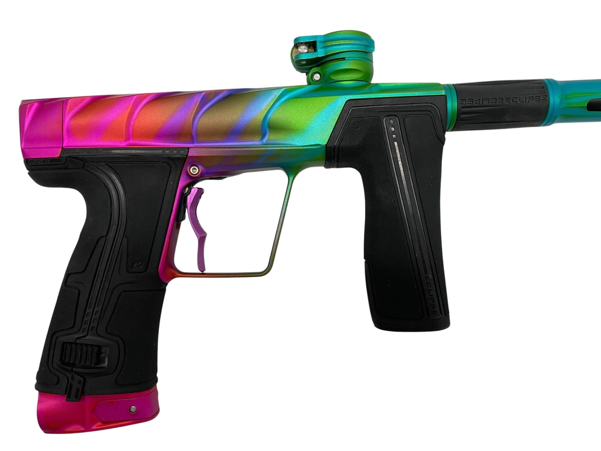 Used Planet Eclipse Geo R5 Scales Neon Tide PaintballGun Paintball Gun from CPXBrosPaintball Buy/Sell/Trade Paintball Markers, New Paintball Guns, Paintball Hoppers, Paintball Masks, and Hormesis Headbands