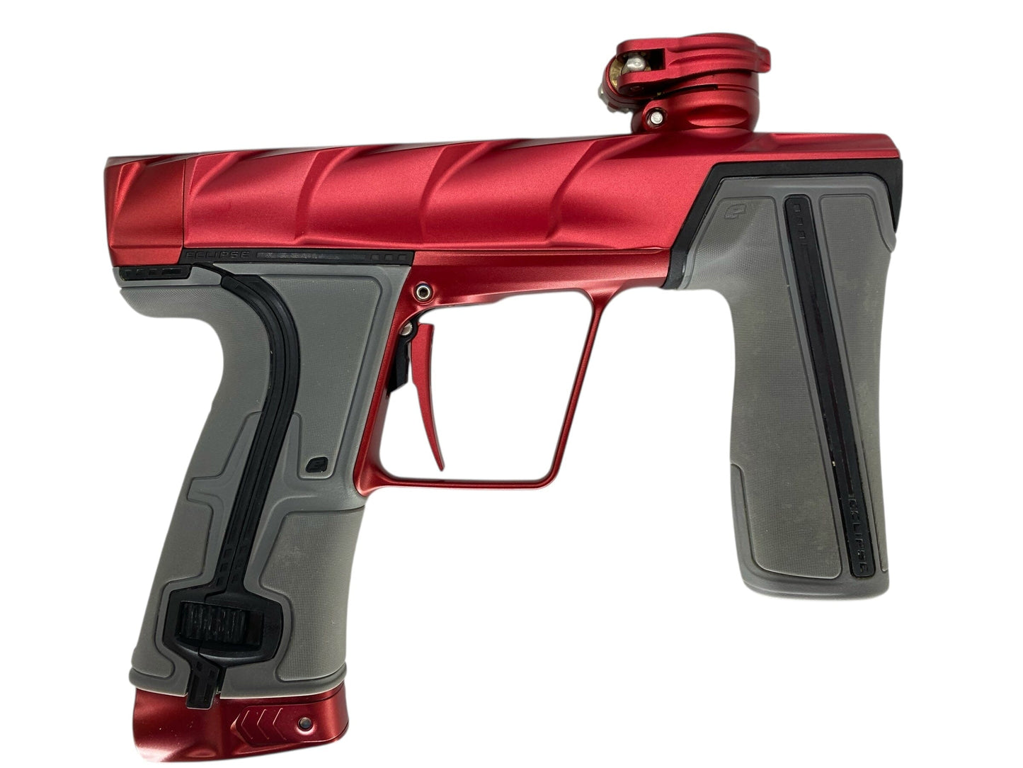 Used Planet Eclipse Geo R5 Scales Paintball Gun Red Paintball Gun from CPXBrosPaintball Buy/Sell/Trade Paintball Markers, New Paintball Guns, Paintball Hoppers, Paintball Masks, and Hormesis Headbands