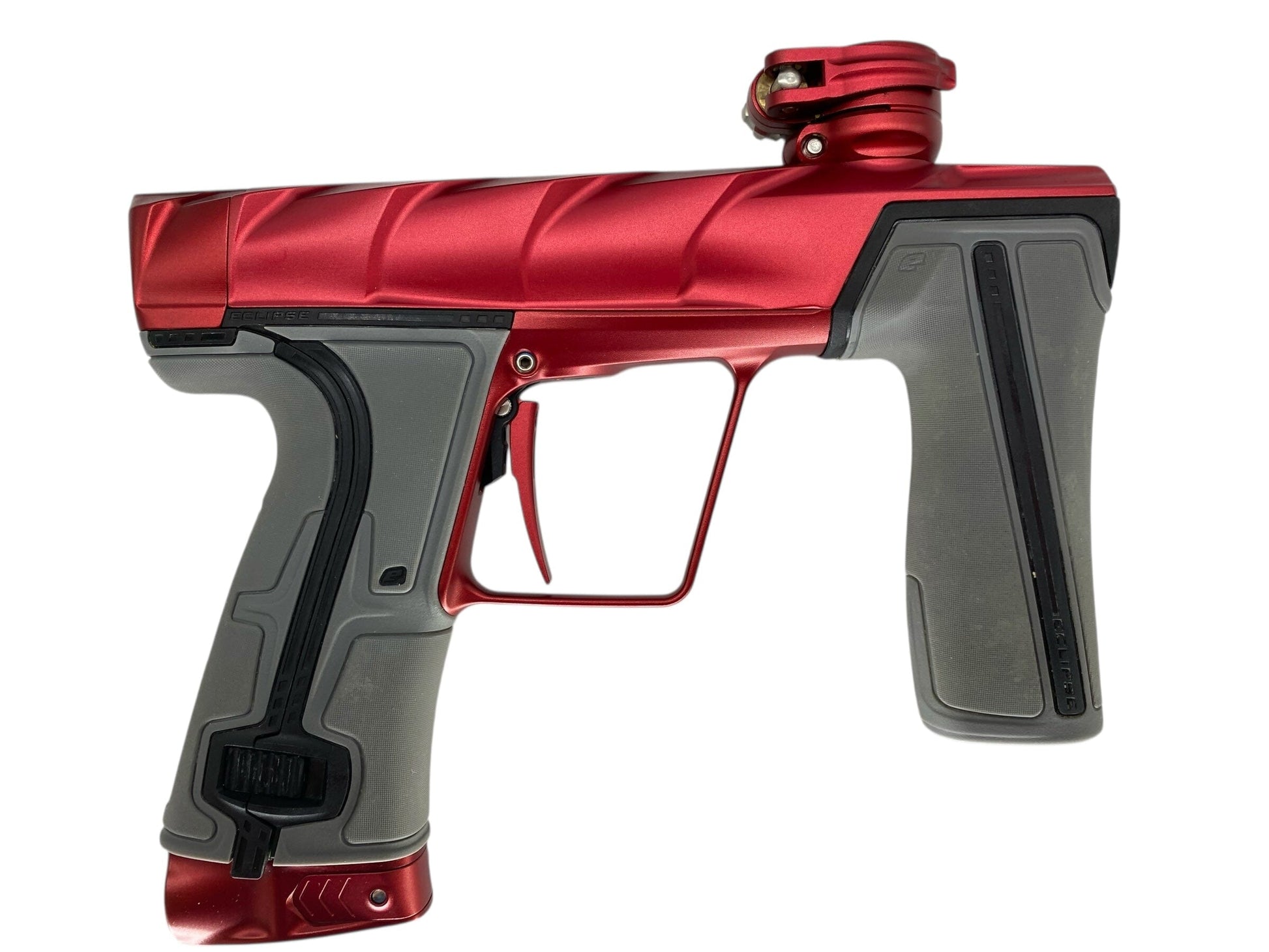 Used Planet Eclipse Geo R5 Scales Paintball Gun Red Paintball Gun from CPXBrosPaintball Buy/Sell/Trade Paintball Markers, New Paintball Guns, Paintball Hoppers, Paintball Masks, and Hormesis Headbands