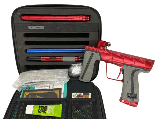 Used Planet Eclipse Geo R5 Scales Paintball Gun Red Paintball Gun from CPXBrosPaintball Buy/Sell/Trade Paintball Markers, New Paintball Guns, Paintball Hoppers, Paintball Masks, and Hormesis Headbands