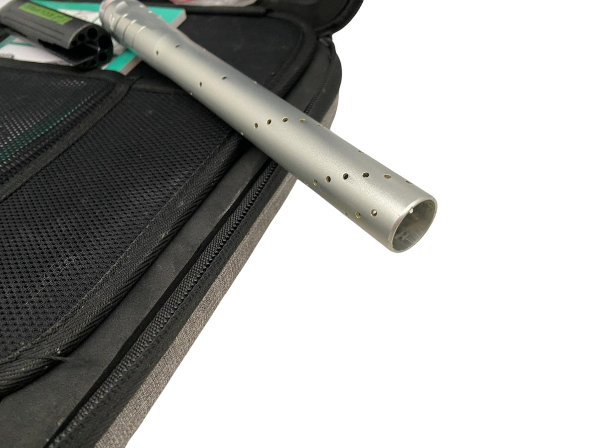 Used Planet Eclipse Geo R5 Silver/Black Paintball Gun Paintball Gun from CPXBrosPaintball Buy/Sell/Trade Paintball Markers, New Paintball Guns, Paintball Hoppers, Paintball Masks, and Hormesis Headbands