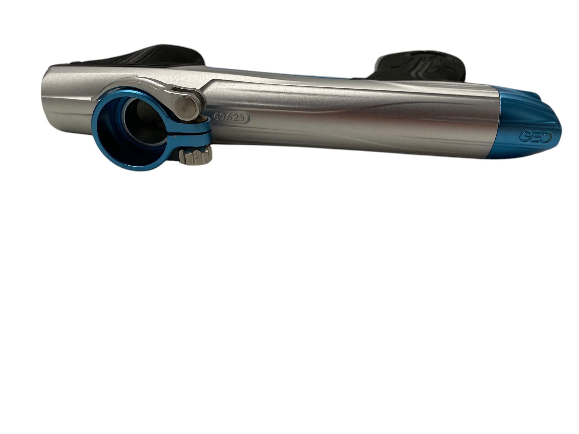 Used Planet Eclipse Geo R5 Silver/Electric Blue Paintball Gun Paintball Gun from CPXBrosPaintball Buy/Sell/Trade Paintball Markers, New Paintball Guns, Paintball Hoppers, Paintball Masks, and Hormesis Headbands