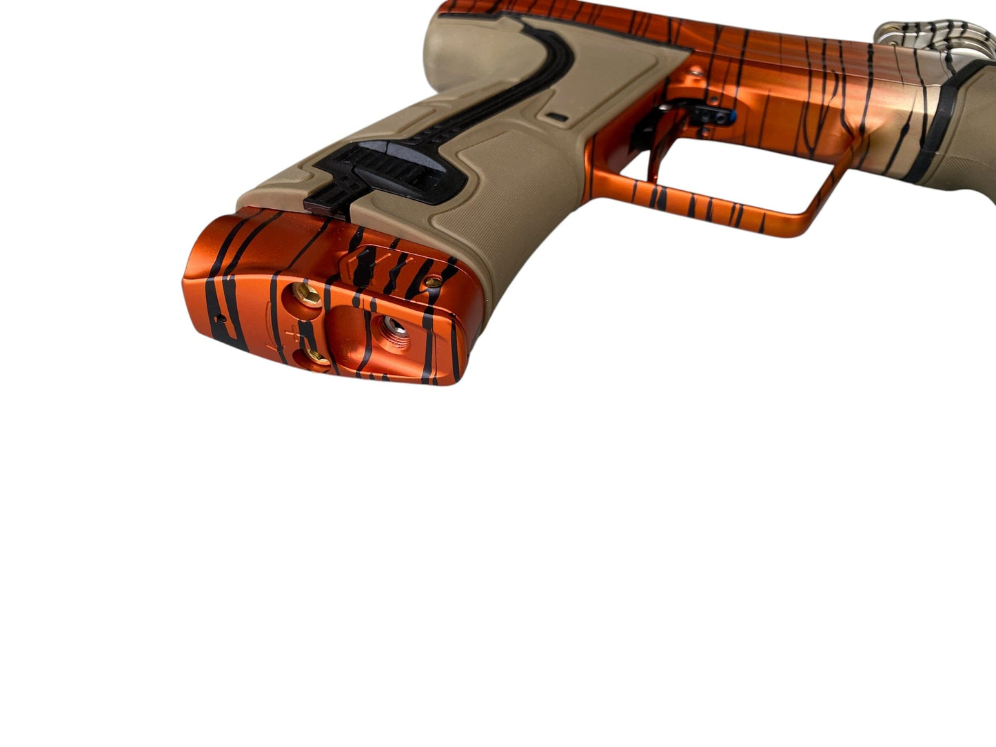 Used Planet Eclipse Geo R5 "Tiger Stripe Fade" Paintball Gun Paintball Gun from CPXBrosPaintball Buy/Sell/Trade Paintball Markers, New Paintball Guns, Paintball Hoppers, Paintball Masks, and Hormesis Headbands