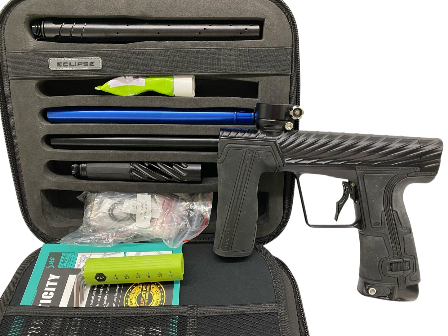 Used Planet Eclipse Geo R5 Twister Paintball Gun Black Paintball Gun from CPXBrosPaintball Buy/Sell/Trade Paintball Markers, New Paintball Guns, Paintball Hoppers, Paintball Masks, and Hormesis Headbands