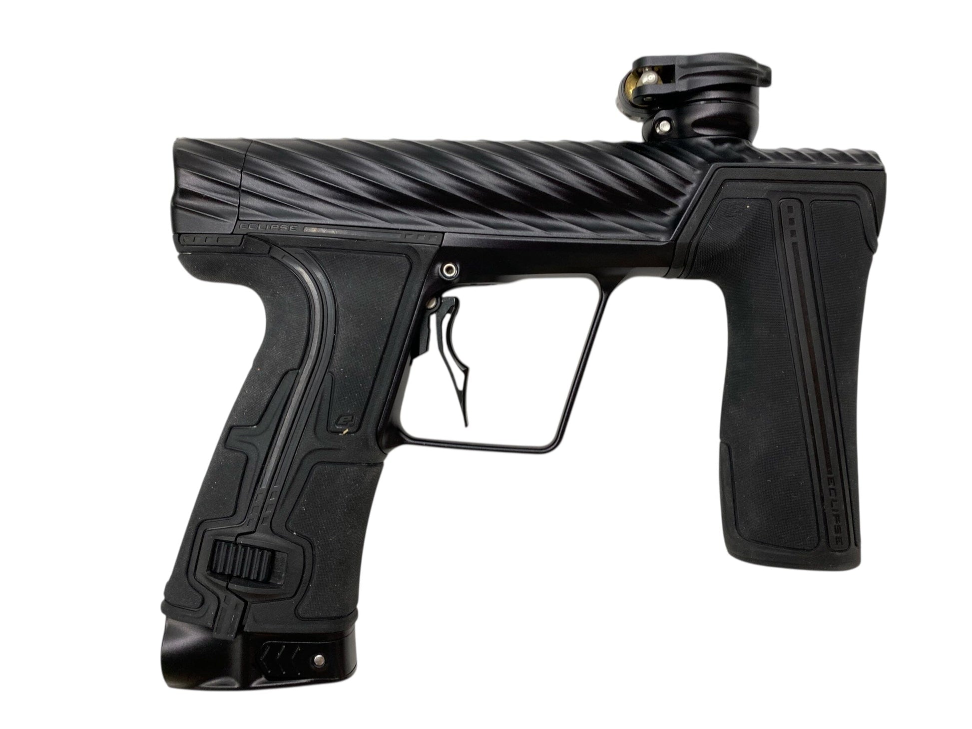 Used Planet Eclipse Geo R5 Twister Paintball Gun Black Paintball Gun from CPXBrosPaintball Buy/Sell/Trade Paintball Markers, New Paintball Guns, Paintball Hoppers, Paintball Masks, and Hormesis Headbands