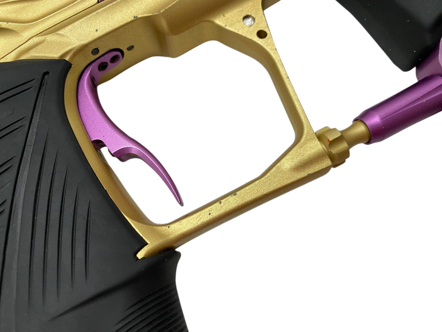 Used Planet Eclipse GSL Paintball Gun Gold/Purple Paintball Gun from CPXBrosPaintball Buy/Sell/Trade Paintball Markers, New Paintball Guns, Paintball Hoppers, Paintball Masks, and Hormesis Headbands