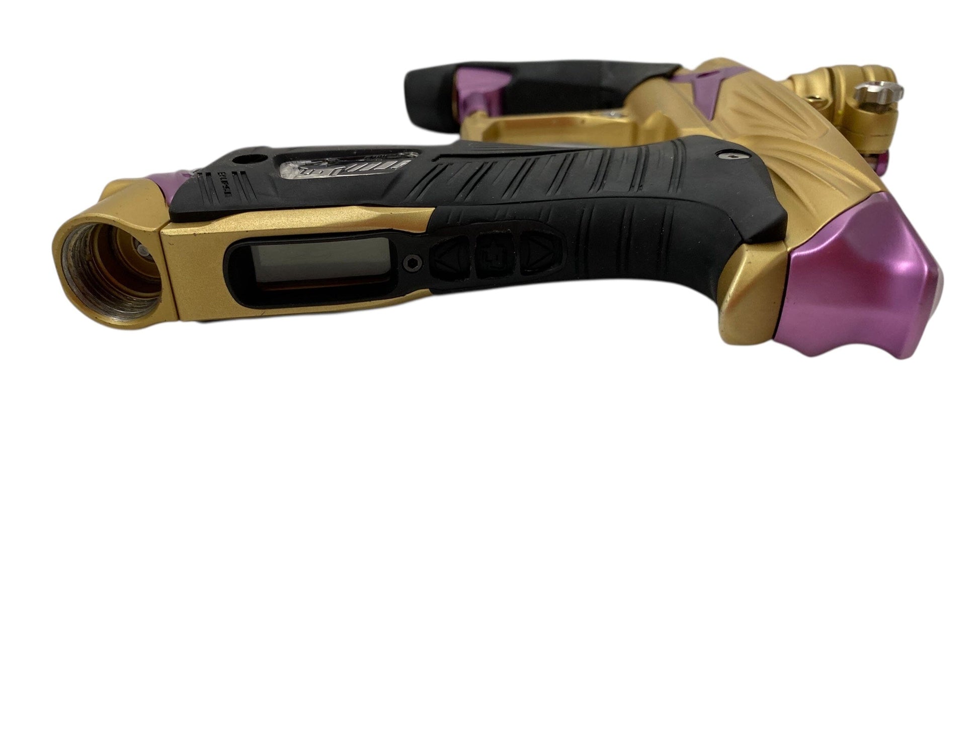 Used Planet Eclipse GSL Paintball Gun Gold/Purple Paintball Gun from CPXBrosPaintball Buy/Sell/Trade Paintball Markers, New Paintball Guns, Paintball Hoppers, Paintball Masks, and Hormesis Headbands