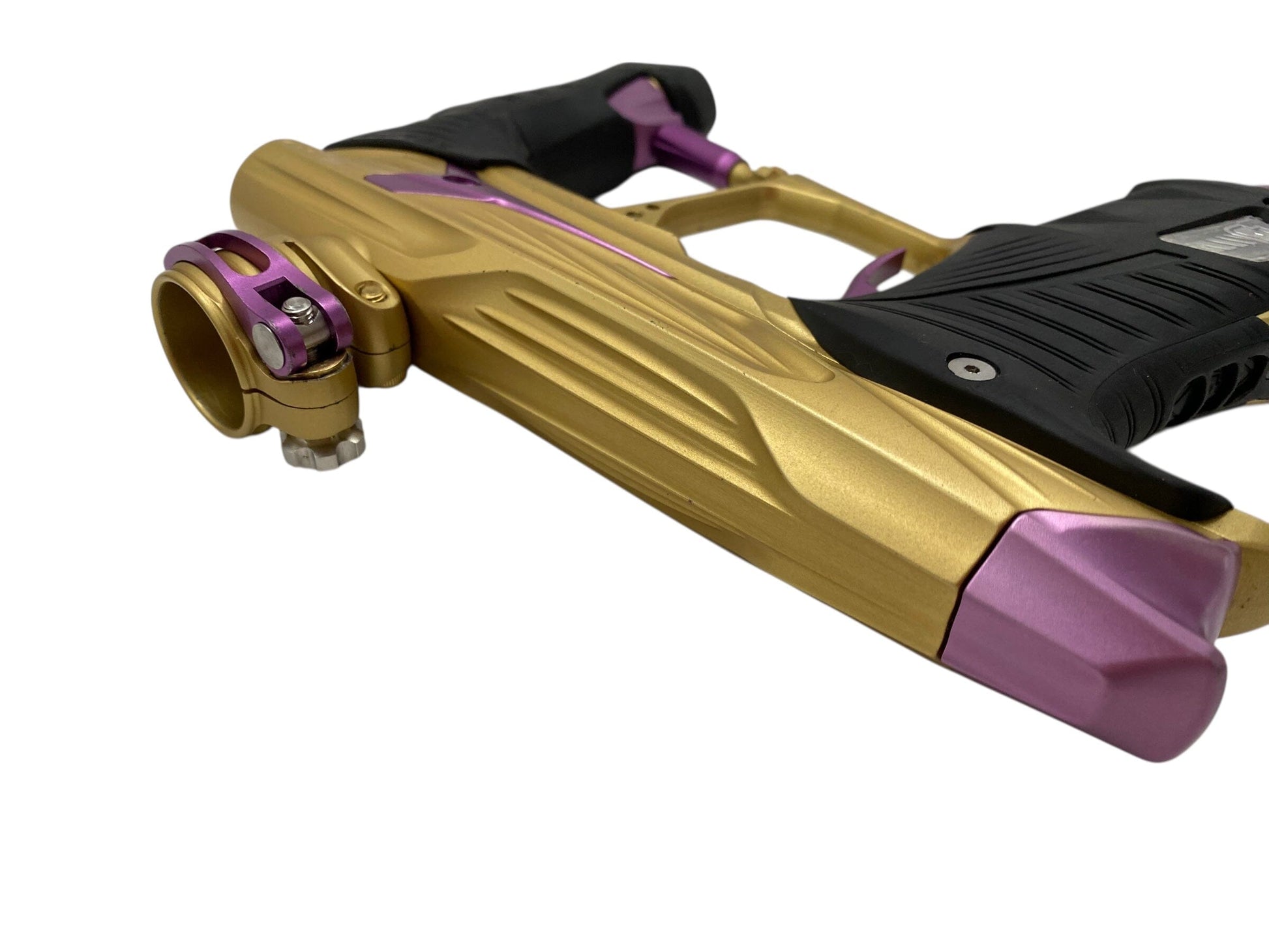 Used Planet Eclipse GSL Paintball Gun Gold/Purple Paintball Gun from CPXBrosPaintball Buy/Sell/Trade Paintball Markers, New Paintball Guns, Paintball Hoppers, Paintball Masks, and Hormesis Headbands