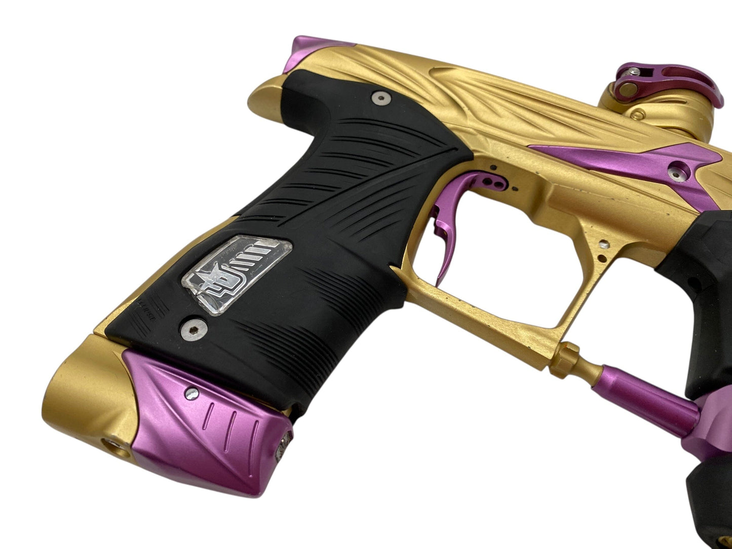 Used Planet Eclipse GSL Paintball Gun Gold/Purple Paintball Gun from CPXBrosPaintball Buy/Sell/Trade Paintball Markers, New Paintball Guns, Paintball Hoppers, Paintball Masks, and Hormesis Headbands