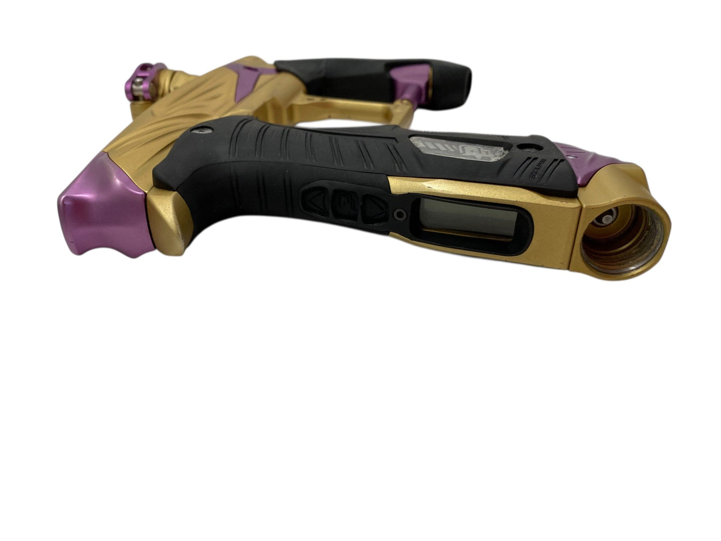 Used Planet Eclipse GSL Paintball Gun Gold/Purple Paintball Gun from CPXBrosPaintball Buy/Sell/Trade Paintball Markers, New Paintball Guns, Paintball Hoppers, Paintball Masks, and Hormesis Headbands
