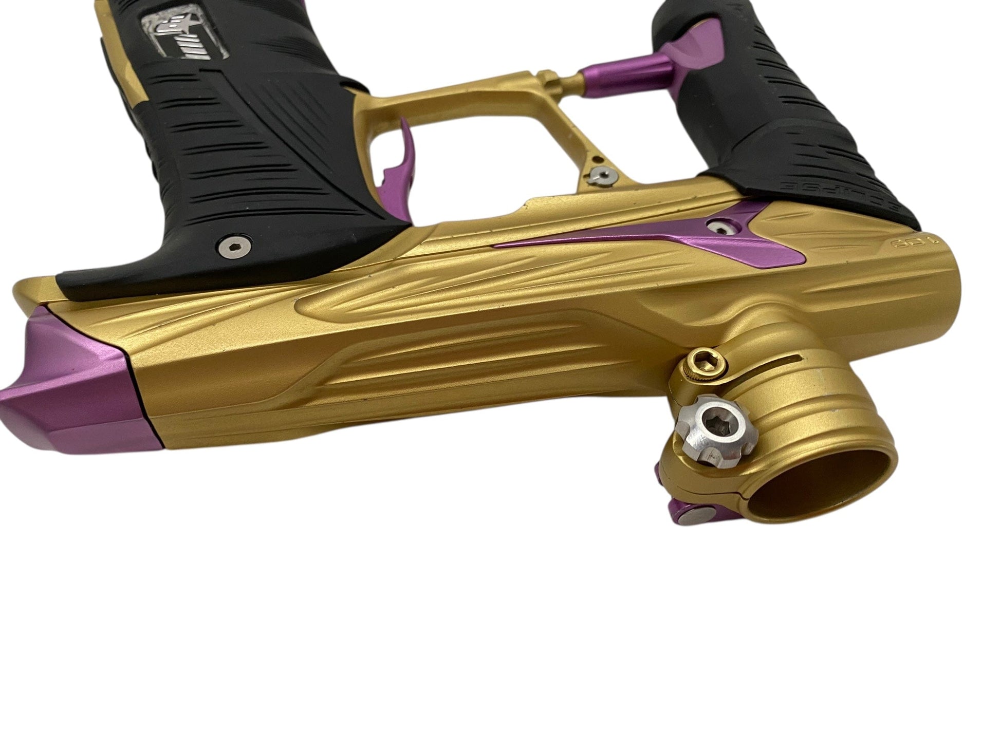 Used Planet Eclipse GSL Paintball Gun Gold/Purple Paintball Gun from CPXBrosPaintball Buy/Sell/Trade Paintball Markers, New Paintball Guns, Paintball Hoppers, Paintball Masks, and Hormesis Headbands