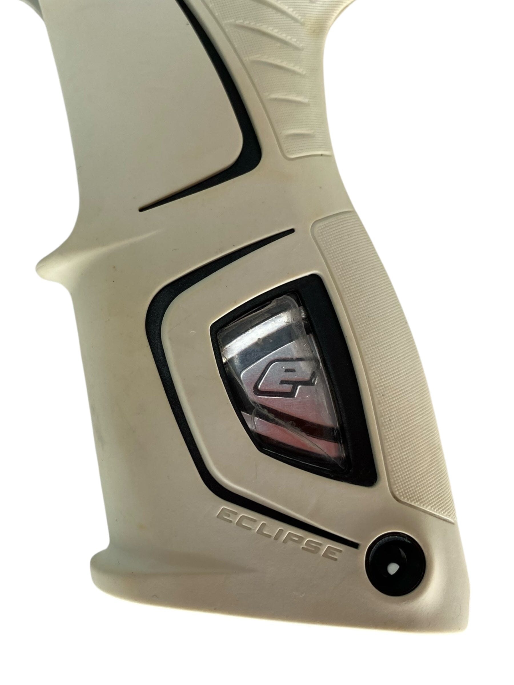 Used Planet Eclipse Gtek 170r Back Grip White Paintball Gun from CPXBrosPaintball Buy/Sell/Trade Paintball Markers, New Paintball Guns, Paintball Hoppers, Paintball Masks, and Hormesis Headbands