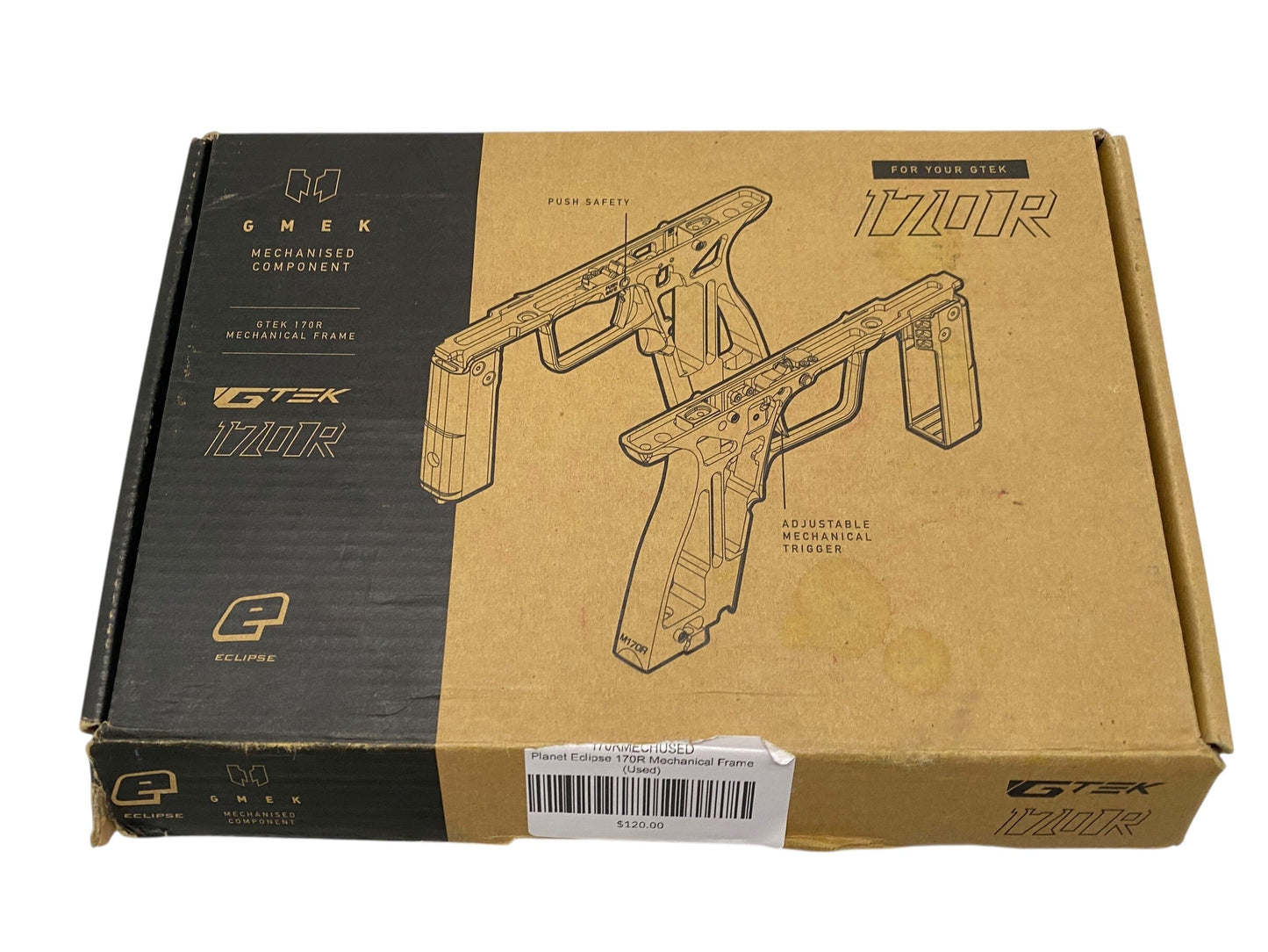 Used Planet Eclipse Gtek 170r Mech Frame Conversion Kit Paintball Gun from CPXBrosPaintball Buy/Sell/Trade Paintball Markers, New Paintball Guns, Paintball Hoppers, Paintball Masks, and Hormesis Headbands