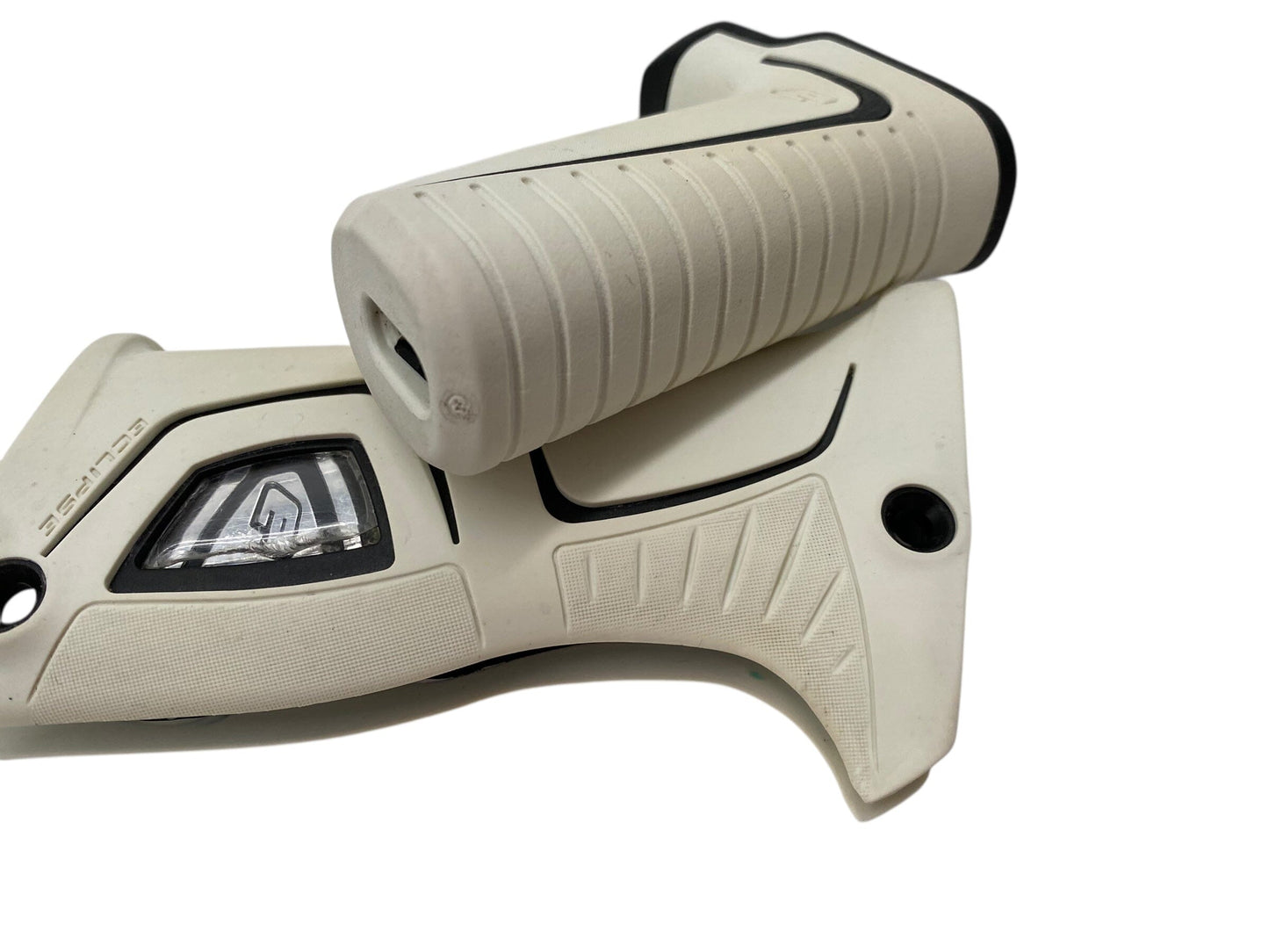 Used Planet Eclipse Gtek 170r White Grips Paintball Gun from CPXBrosPaintball Buy/Sell/Trade Paintball Markers, New Paintball Guns, Paintball Hoppers, Paintball Masks, and Hormesis Headbands