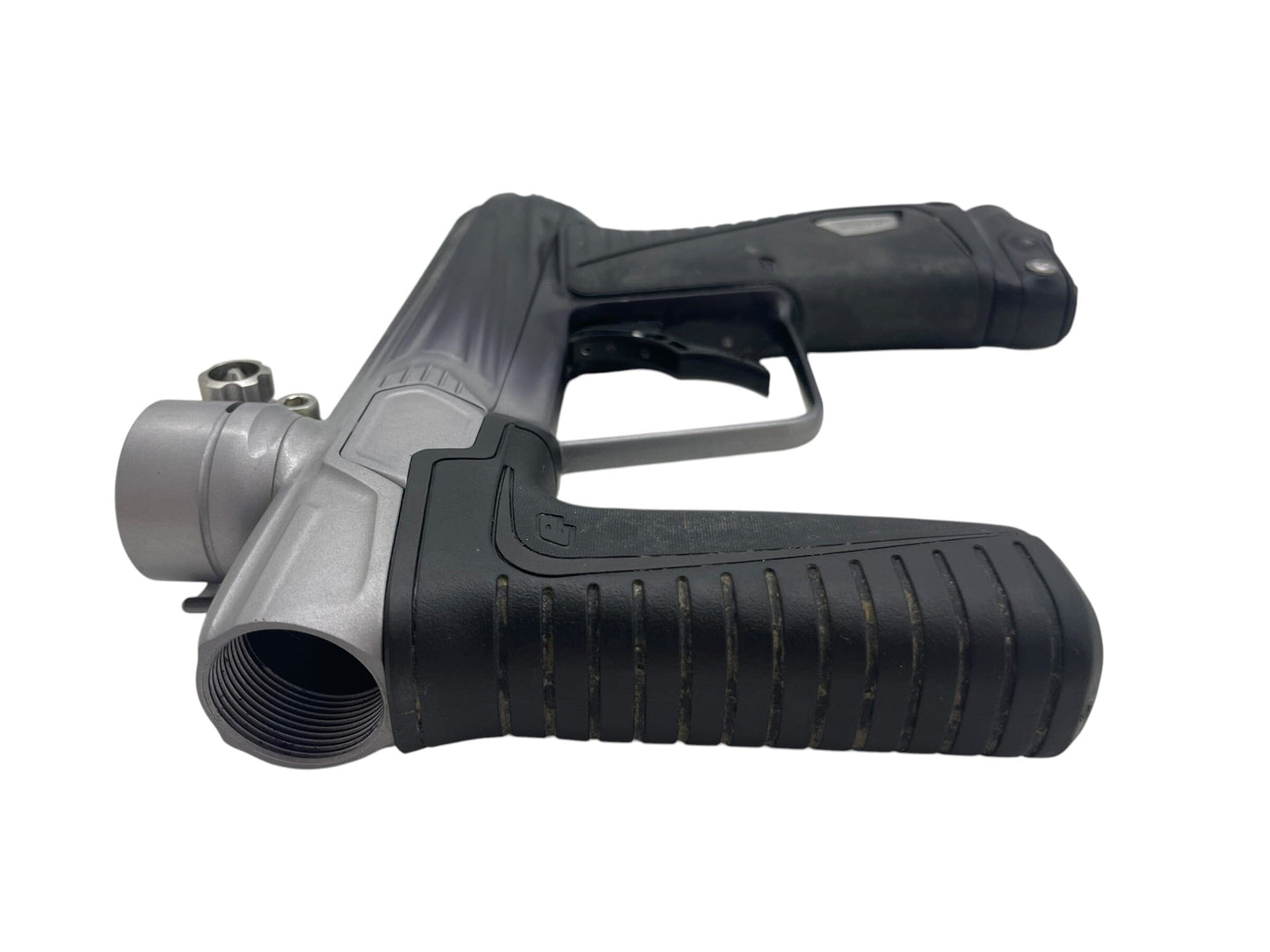 Used Planet Eclipse Gtek 180R Black To Silver Fade Paintball Gun Paintball Gun from CPXBrosPaintball Buy/Sell/Trade Paintball Markers, New Paintball Guns, Paintball Hoppers, Paintball Masks, and Hormesis Headbands