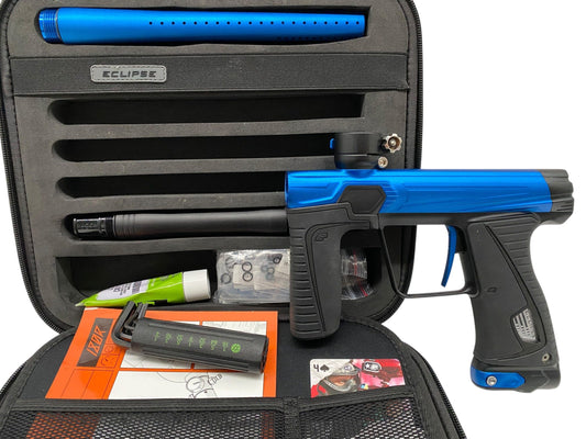 Used Planet Eclipse Gtek 180R Blue/Black Paintball Gun Paintball Gun from CPXBrosPaintball Buy/Sell/Trade Paintball Markers, New Paintball Guns, Paintball Hoppers, Paintball Masks, and Hormesis Headbands