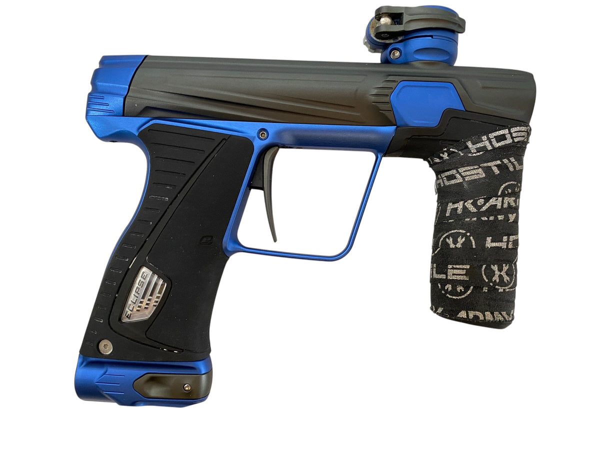 Used Planet Eclipse Gtek 180R Grey/Blue Paintball Gun Paintball Gun from CPXBrosPaintball Buy/Sell/Trade Paintball Markers, New Paintball Guns, Paintball Hoppers, Paintball Masks, and Hormesis Headbands