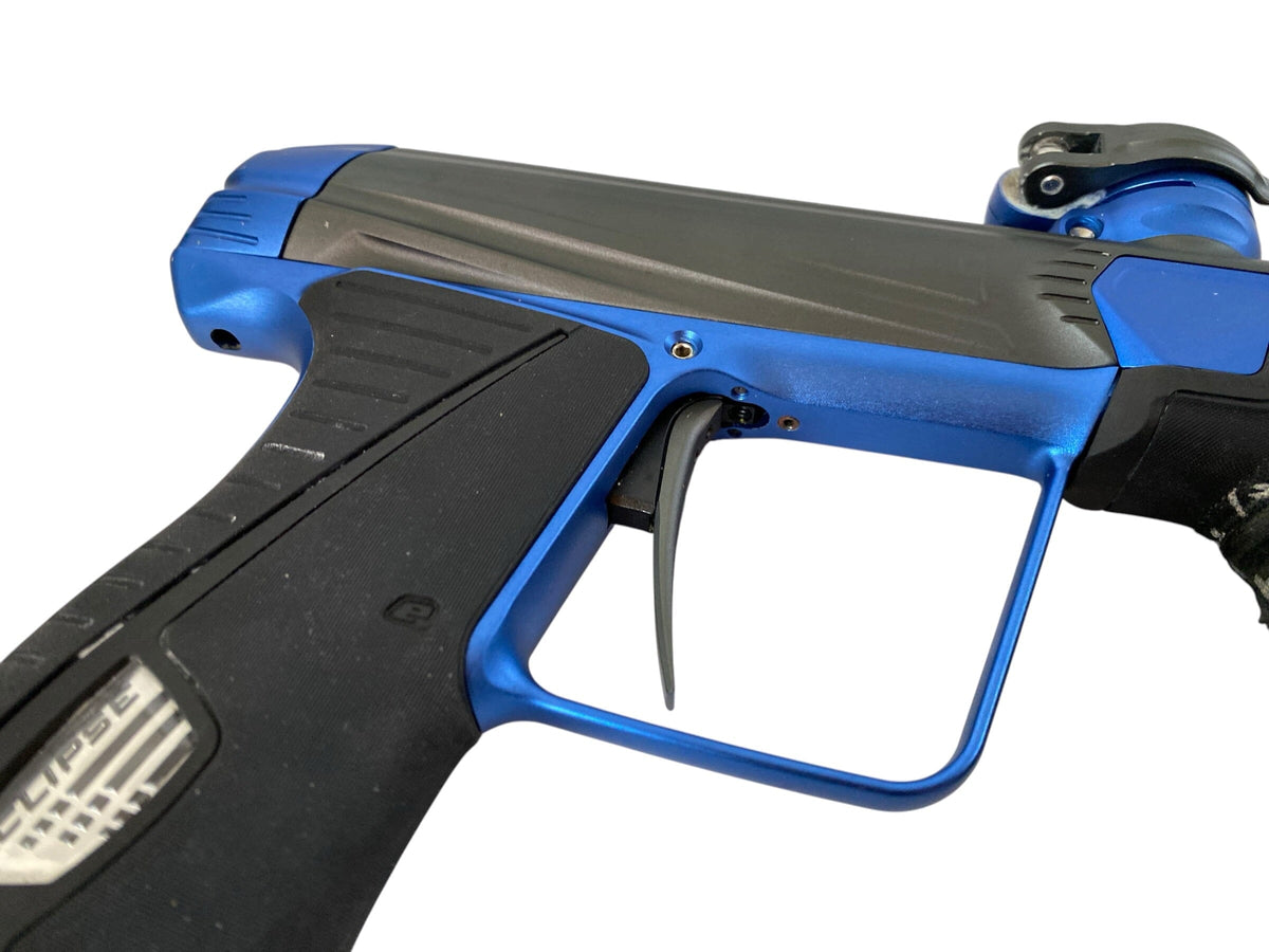 Used Planet Eclipse Gtek 180R Grey/Blue Paintball Gun Paintball Gun from CPXBrosPaintball Buy/Sell/Trade Paintball Markers, New Paintball Guns, Paintball Hoppers, Paintball Masks, and Hormesis Headbands