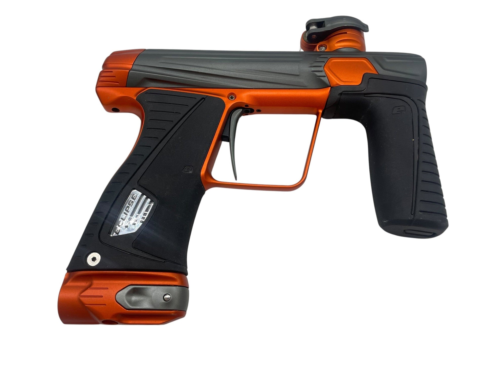 Used Planet Eclipse Gtek 180r Grey/Orange Paintball Gun Paintball Gun from CPXBrosPaintball Buy/Sell/Trade Paintball Markers, New Paintball Guns, Paintball Hoppers, Paintball Masks, and Hormesis Headbands