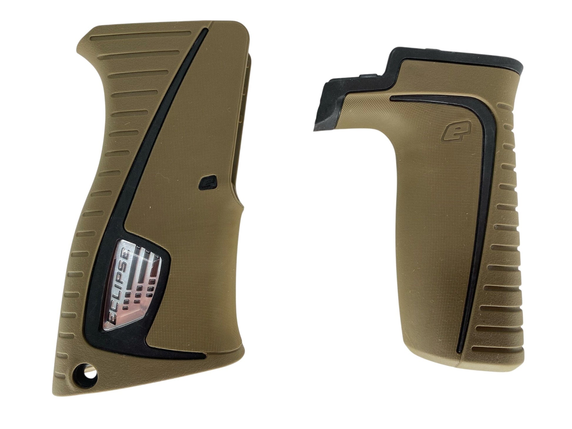 Used Planet Eclipse Gtek 180r Paintball Grips - Tan/Brown Paintball Gun from CPXBrosPaintball Buy/Sell/Trade Paintball Markers, New Paintball Guns, Paintball Hoppers, Paintball Masks, and Hormesis Headbands