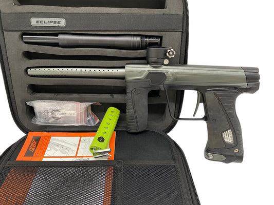 Used Planet Eclipse Gtek 180r Paintball Gun Grey/Black Paintball Gun from CPXBrosPaintball Buy/Sell/Trade Paintball Markers, New Paintball Guns, Paintball Hoppers, Paintball Masks, and Hormesis Headbands