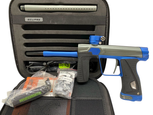 Used Planet Eclipse Gtek 180r Paintball Gun Grey/Blue Paintball Gun from CPXBrosPaintball Buy/Sell/Trade Paintball Markers, New Paintball Guns, Paintball Hoppers, Paintball Masks, and Hormesis Headbands