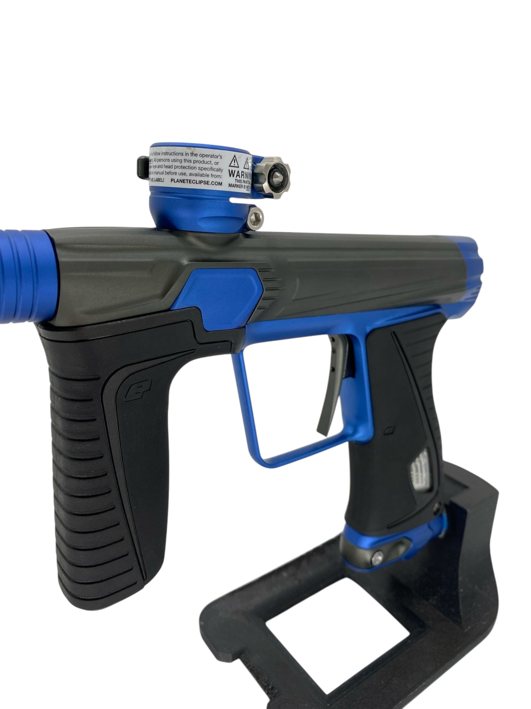 Used Planet Eclipse Gtek 180r Paintball Gun Grey/Blue Paintball Gun from CPXBrosPaintball Buy/Sell/Trade Paintball Markers, New Paintball Guns, Paintball Hoppers, Paintball Masks, and Hormesis Headbands