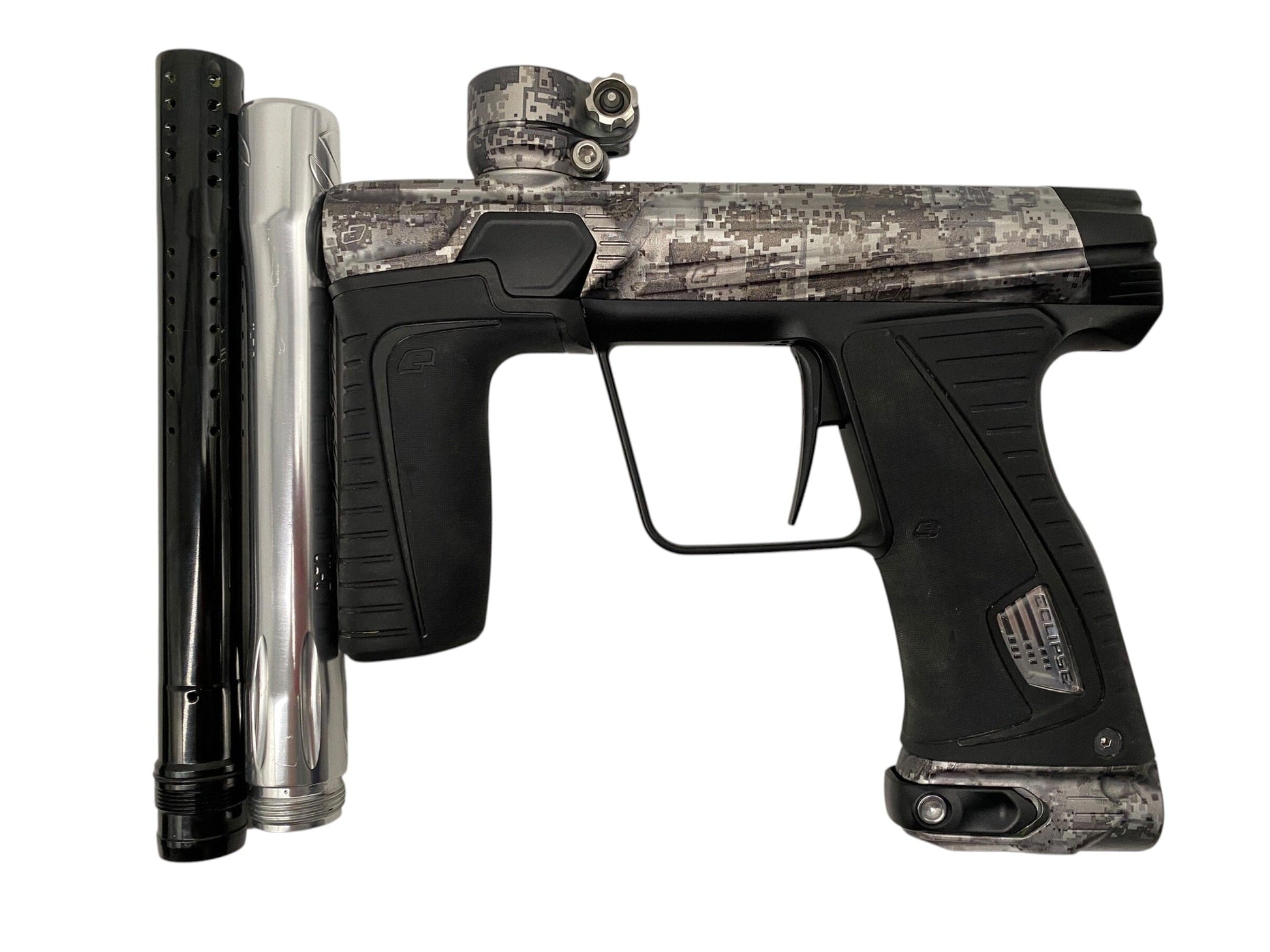 Used Planet Eclipse Gtek 180R Paintball Gun - HDE Urban/Silver/Black Paintball Gun from CPXBrosPaintball Buy/Sell/Trade Paintball Markers, New Paintball Guns, Paintball Hoppers, Paintball Masks, and Hormesis Headbands