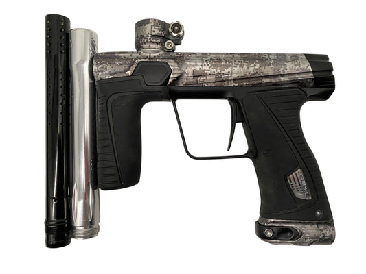 Used Planet Eclipse Gtek 180R Paintball Gun - HDE Urban/Silver/Black Paintball Gun from CPXBrosPaintball Buy/Sell/Trade Paintball Markers, New Paintball Guns, Paintball Hoppers, Paintball Masks, and Hormesis Headbands